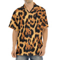 Jaguar Fur Pattern Print Aloha Shirt