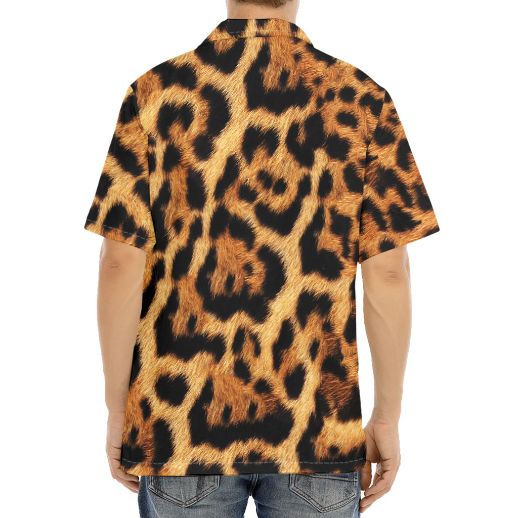 Jaguar Fur Pattern Print Aloha Shirt