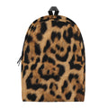 Jaguar Fur Pattern Print School Backpack