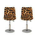 Jaguar Fur Pattern Print Bar Stool Covers