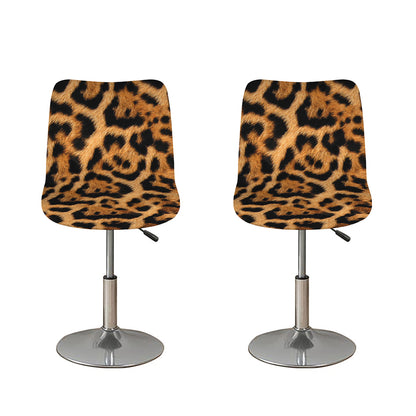 Jaguar Fur Pattern Print Bar Stool Covers