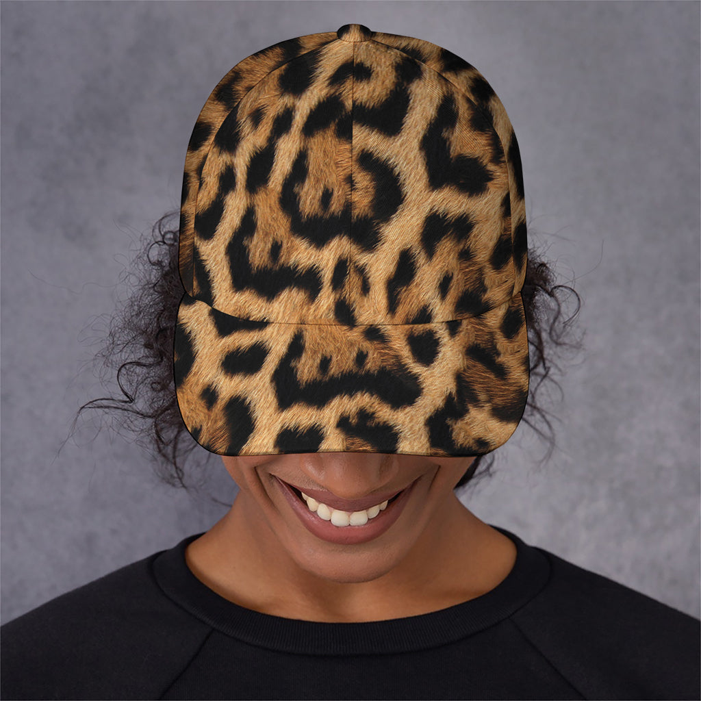 Jaguar Fur Pattern Print Baseball Cap