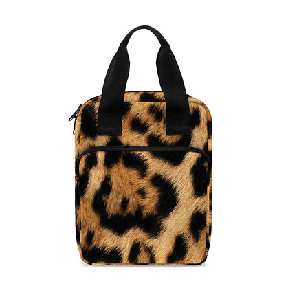 Jaguar Fur Pattern Print Bible Tote Bag