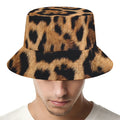 Jaguar Fur Pattern Print Bucket Hat