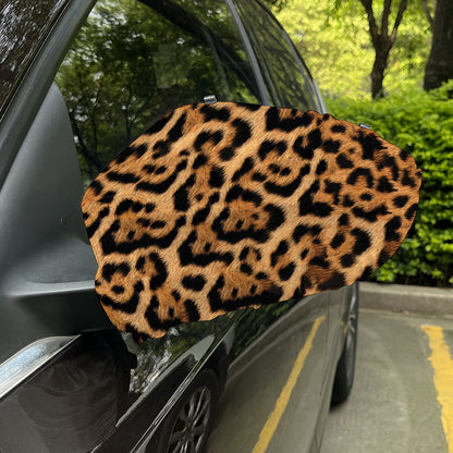 Jaguar Fur Pattern Print Car Side Mirror Covers