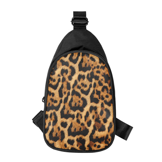 Jaguar Fur Pattern Print Chest Bag