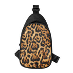 Jaguar Fur Pattern Print Chest Bag
