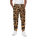 Jaguar Fur Pattern Print Cotton Pants