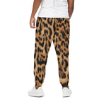 Jaguar Fur Pattern Print Cotton Pants