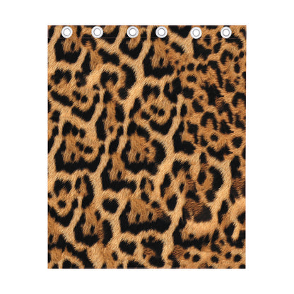 Jaguar Fur Pattern Print Curtain