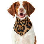 Jaguar Fur Pattern Print Dog Bandana
