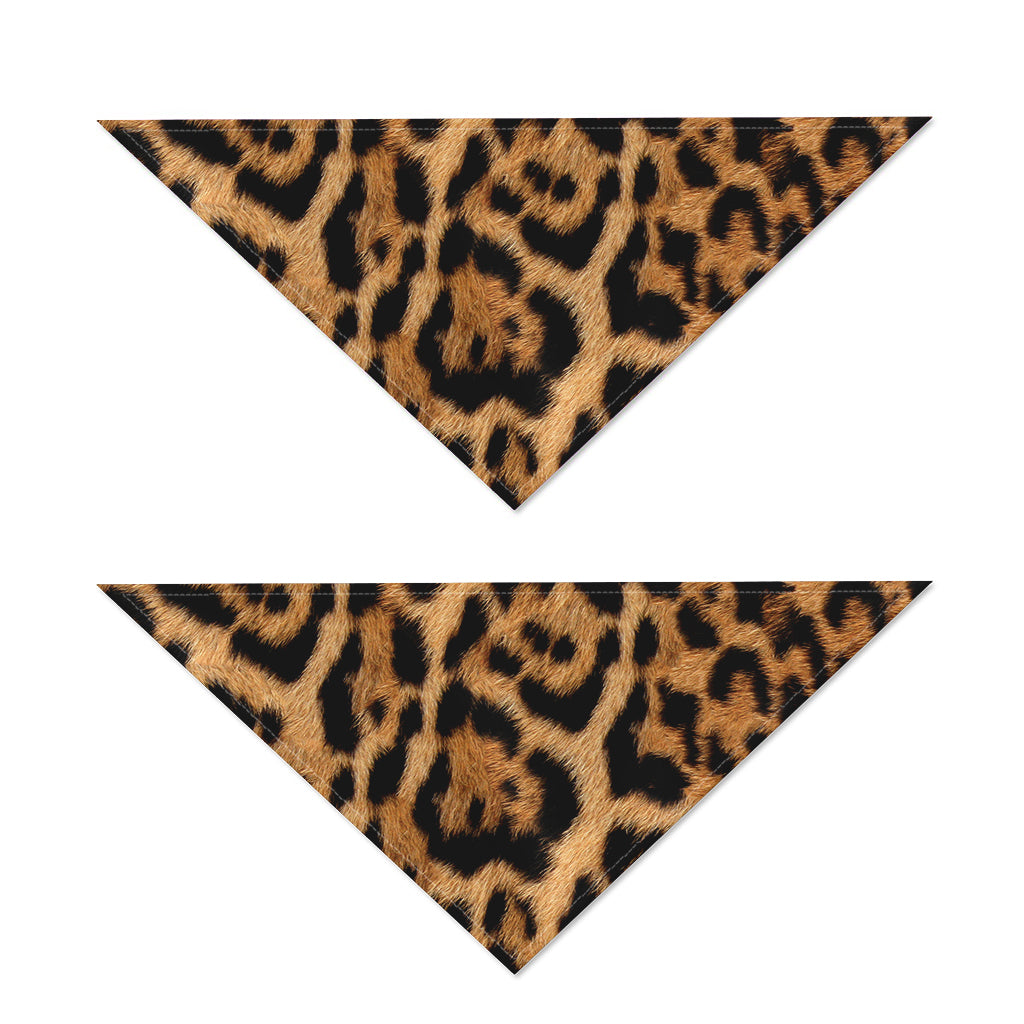 Jaguar Fur Pattern Print Dog Bandana