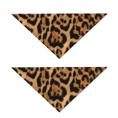 Jaguar Fur Pattern Print Dog Bandana