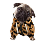 Jaguar Fur Pattern Print Dog Zip Up Hoodie