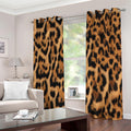 Jaguar Fur Pattern Print Extra Wide Grommet Curtains