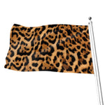 Jaguar Fur Pattern Print Flag