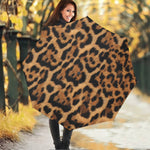 Jaguar Fur Pattern Print Foldable Umbrella