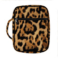 Jaguar Fur Pattern Print Front Pocket Bible Bag