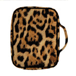 Jaguar Fur Pattern Print Front Pocket Bible Bag
