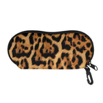 Jaguar Fur Pattern Print Glasses Case