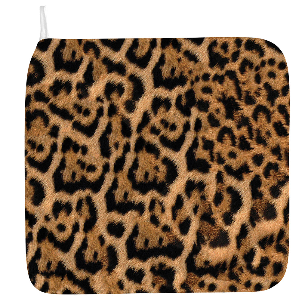 Jaguar Fur Pattern Print Hand Towel