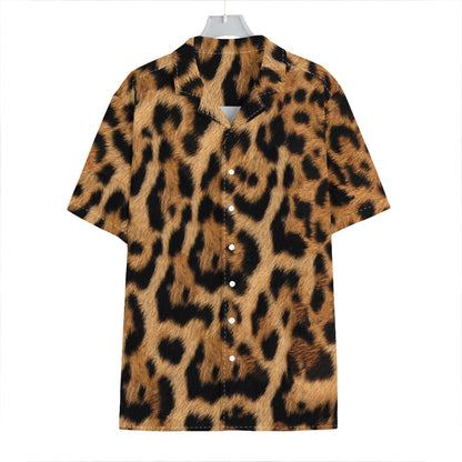 Jaguar Fur Pattern Print Hawaiian Shirt