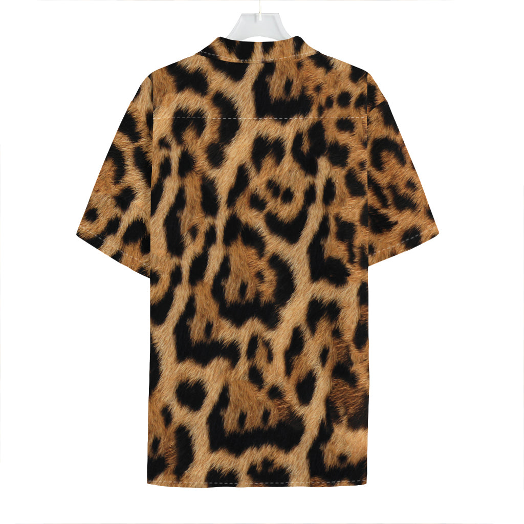 Jaguar Fur Pattern Print Hawaiian Shirt