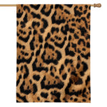Jaguar Fur Pattern Print House Flag