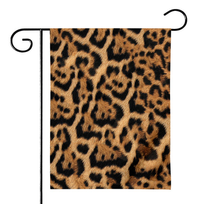 Jaguar Fur Pattern Print House Flag