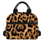 Jaguar Fur Pattern Print Insulated Lunch Bag