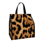 Jaguar Fur Pattern Print Insulated Lunch Tote