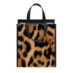 Jaguar Fur Pattern Print Insulated Lunch Tote