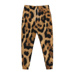 Jaguar Fur Pattern Print Jogger Pants