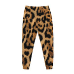 Jaguar Fur Pattern Print Jogger Pants