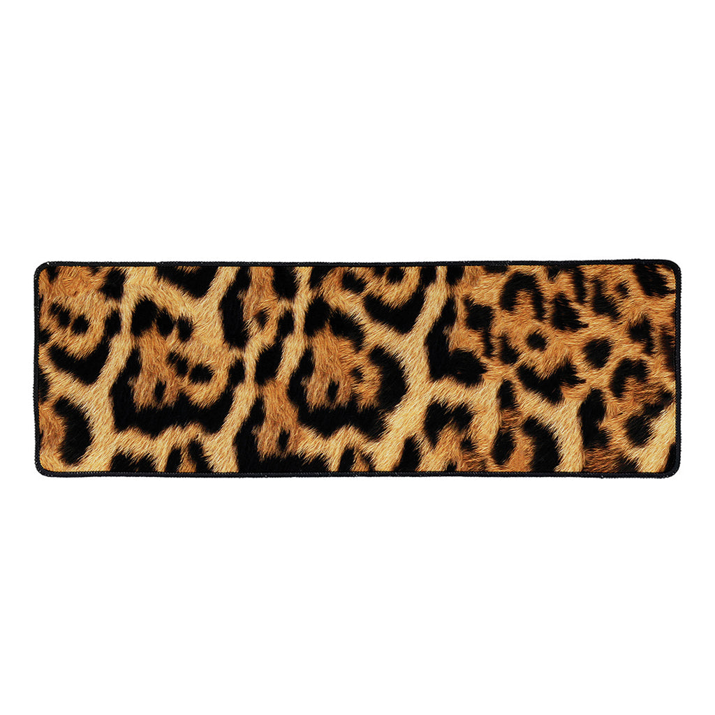 Jaguar Fur Pattern Print Long Kitchen Mat