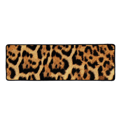 Jaguar Fur Pattern Print Long Kitchen Mat