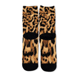 Jaguar Fur Pattern Print Long Socks