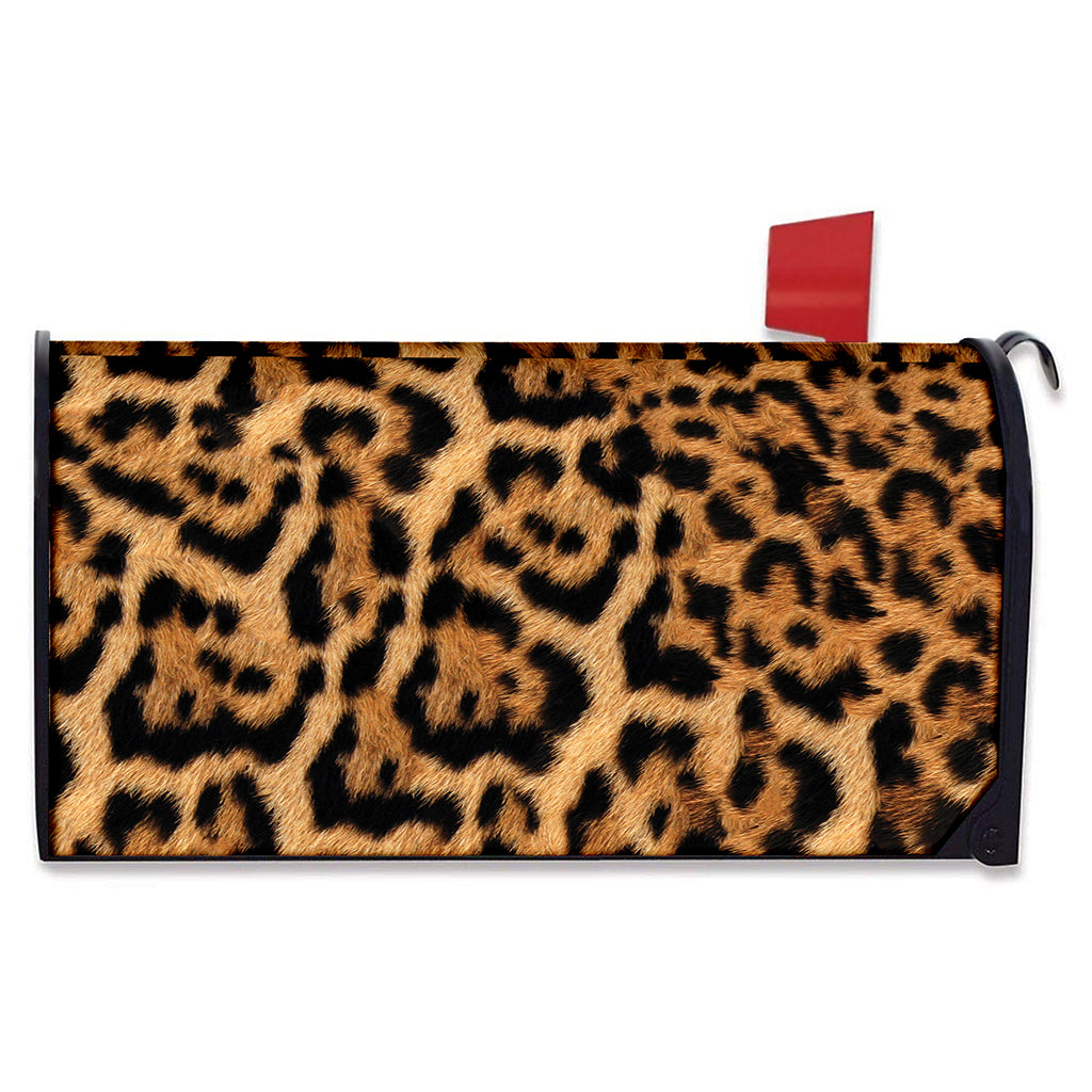 Jaguar Fur Pattern Print Mailbox Cover