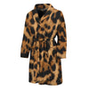 Jaguar Fur Pattern Print Men's Bathrobe