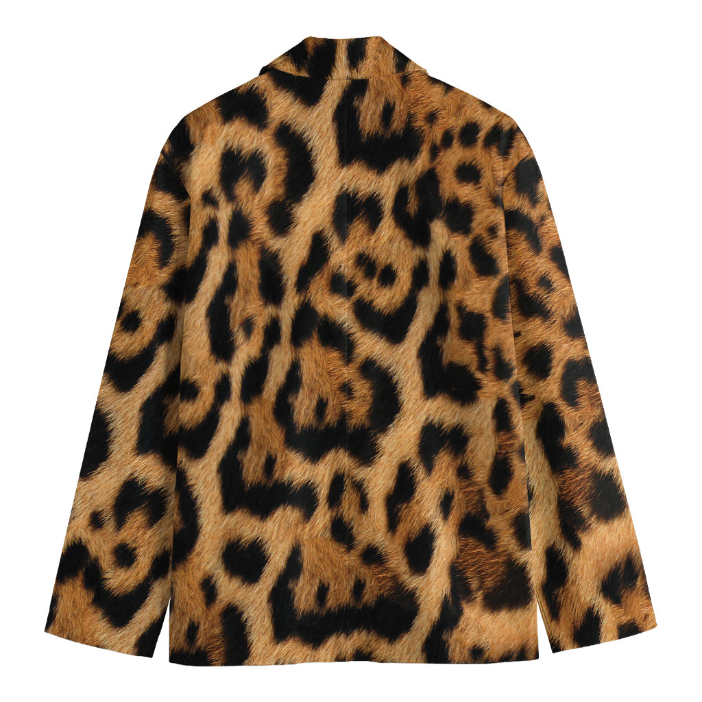Jaguar Fur Pattern Print Men's Blazer