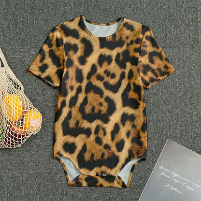 Jaguar Fur Pattern Print Men's Bodysuit