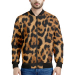 Jaguar Fur Pattern Print Men's Bomber Jacket