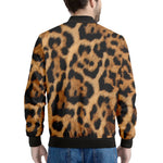 Jaguar Fur Pattern Print Men's Bomber Jacket