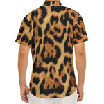 Jaguar Fur Pattern Print Men's Deep V-Neck Shirt