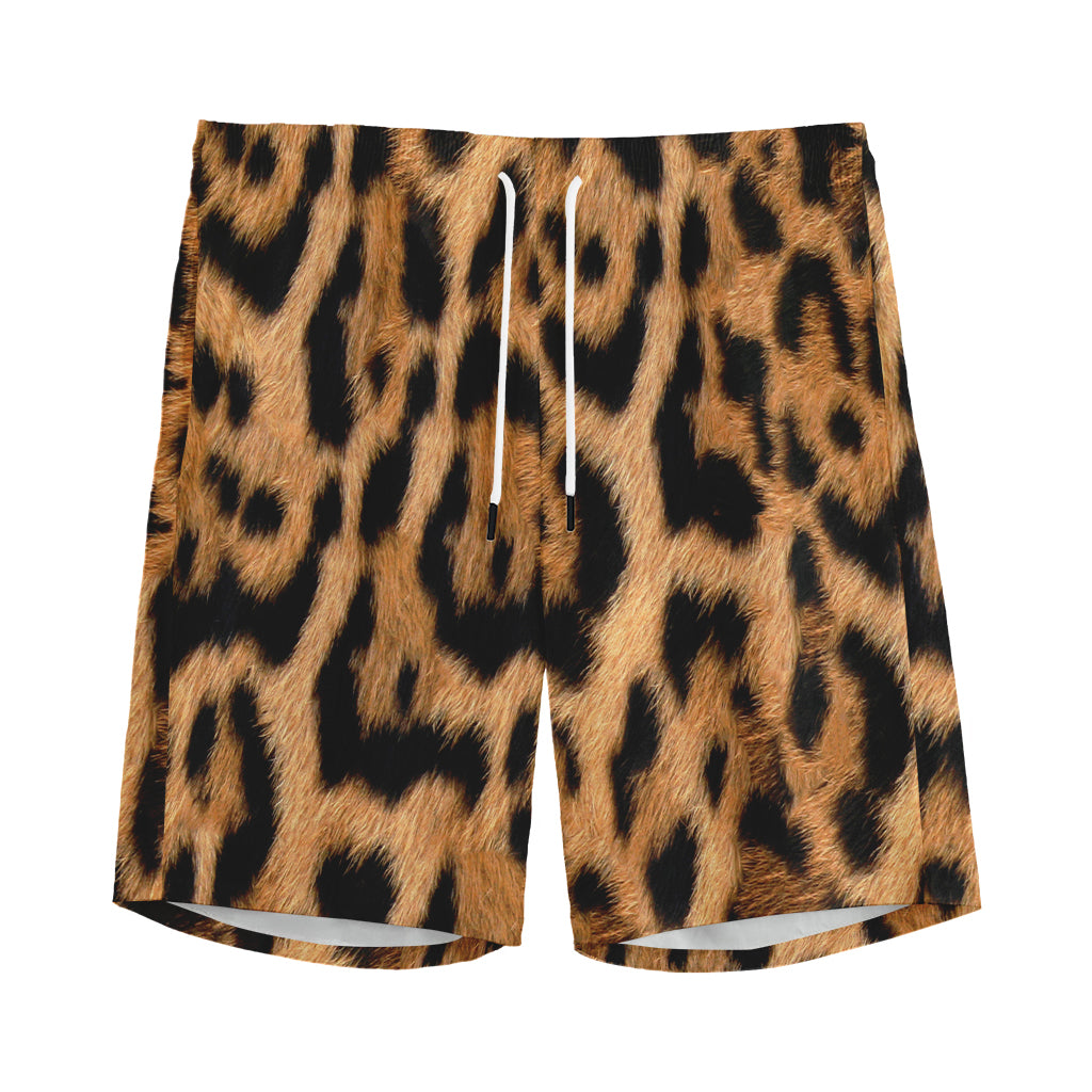 Jaguar Fur Pattern Print Men's Sports Shorts