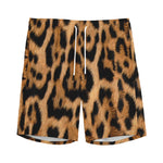 Jaguar Fur Pattern Print Men's Sports Shorts