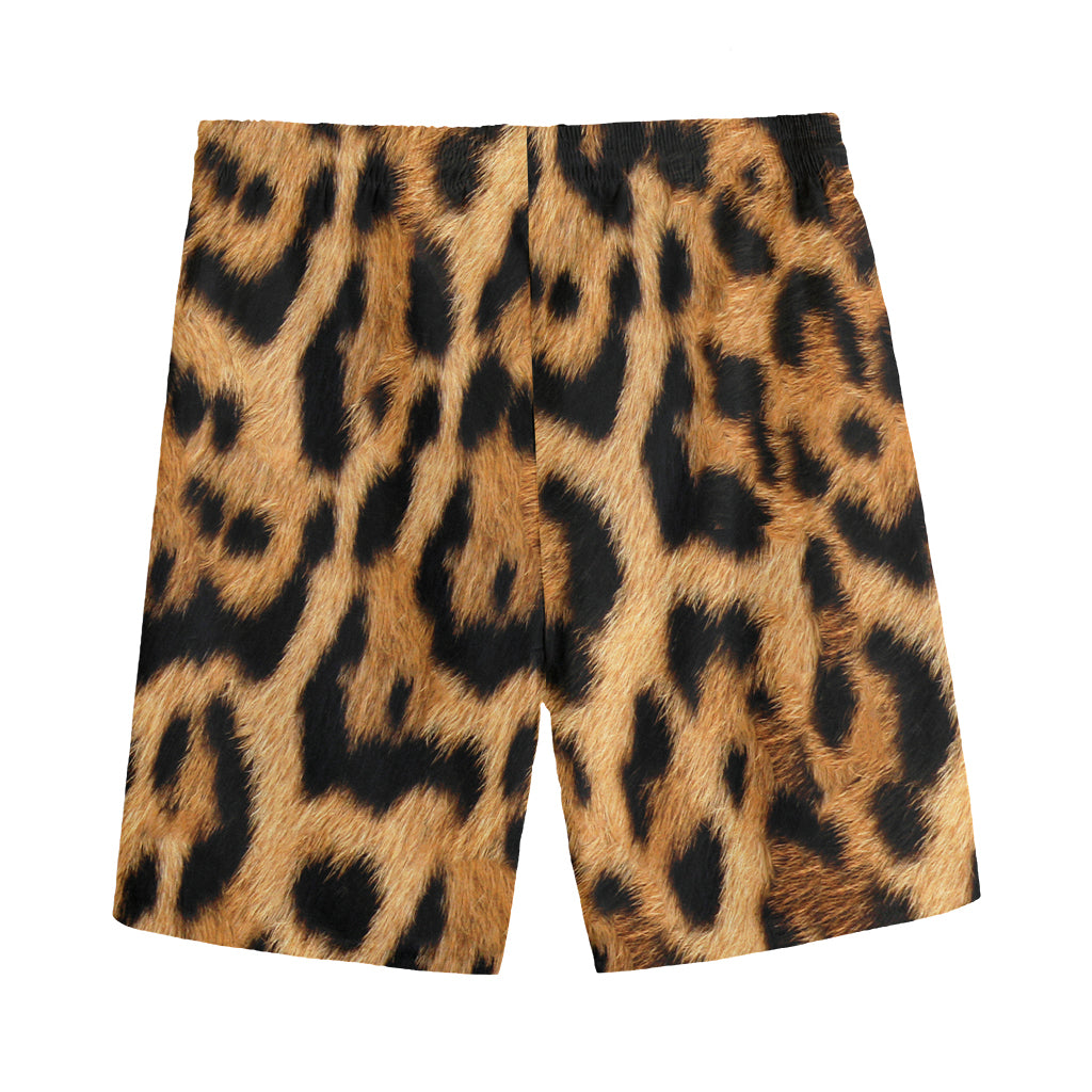 Jaguar Fur Pattern Print Men's Sports Shorts