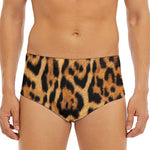Jaguar Fur Pattern Print Men's Triangle Swim Briefs