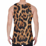 Jaguar Fur Pattern Print Men's Velvet Tank Top