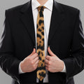 Jaguar Fur Pattern Print Necktie